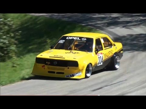 All the Opels at the Hillclimb at Reitnau, Switzerland!