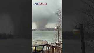 Dangerous Tornado Rips Through Union City, Michigan