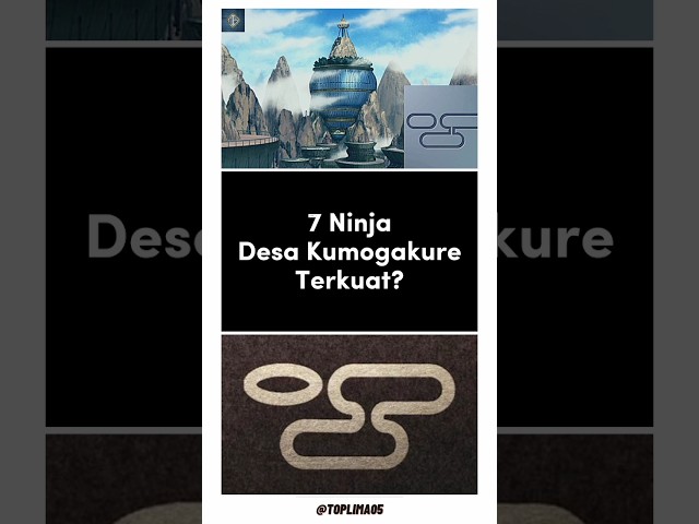 7 Ninja kuat desa Kumogakure??#youtubeshorts #anime #youtube #youtobepemula #naruto #naruto #top7 class=