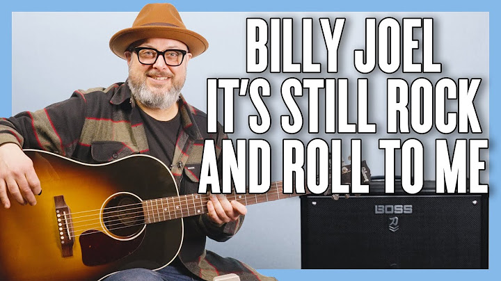 It's Still Rock and Roll to Me Guitar version - Guitar performance video thumbnail