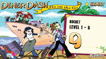 Diner Dash: Flo on the Go (PC) - 1080p60 HD Walkthrough Part 9 - Level 41 to 45