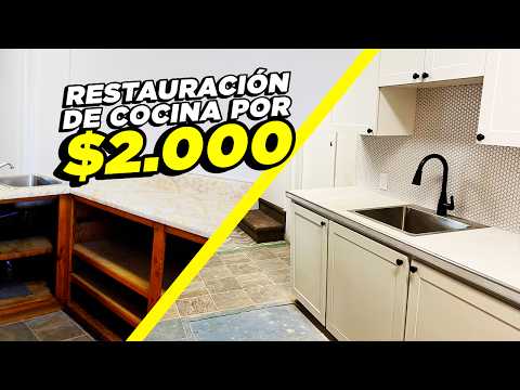 Renovación de cocina asequible de principio a fin | Hazlo tú mismo