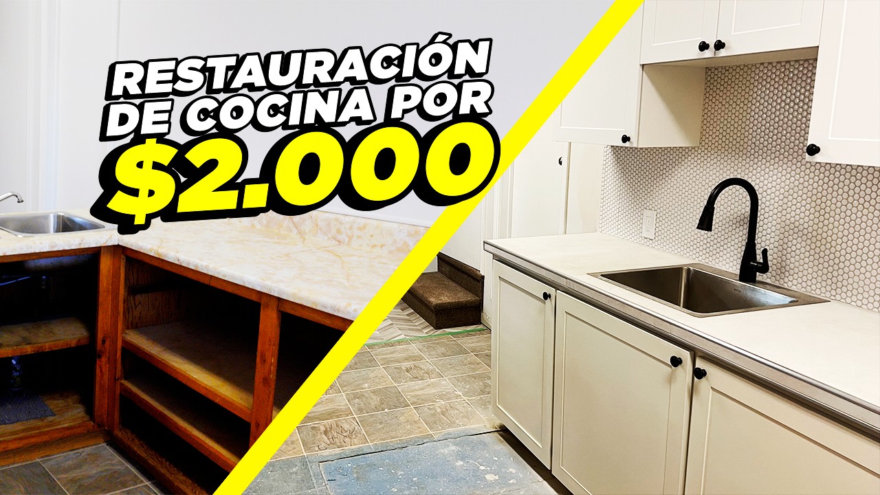 Renovación de cocina asequible de principio a fin | Hazlo tú mismo