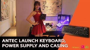 Antec Booth Computex 2017 - PSU MID-End Full Modular and Sleeving Cable #Ulashow