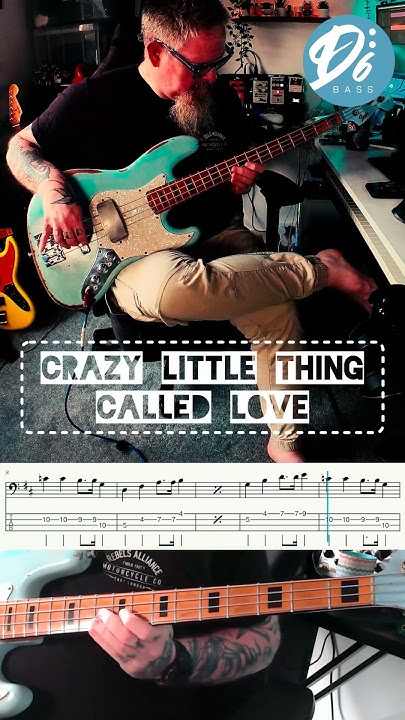 Crazy Little Thing Called Love Bass Tab Queen / Crazy Little Thing Called Love / Bass Tab and Transcription