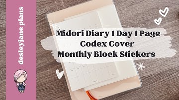 Midori A6 1 Day 1 Page Diary - walkthrough and trying some covers.