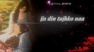Some lyrics aren't just words… they’re feelings. 🖤🎧✨#lyricvideo #songedit #reels #reelsinstagram