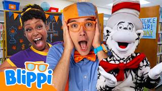 blippi cat hat science fair super stem show educational