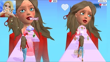 Beauty Walk 3D - All Levels Gameplay Android ios (part 2)