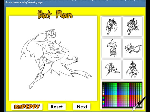 Batman Coloring Pages Kids Youtube Imaginext Dinosaurs