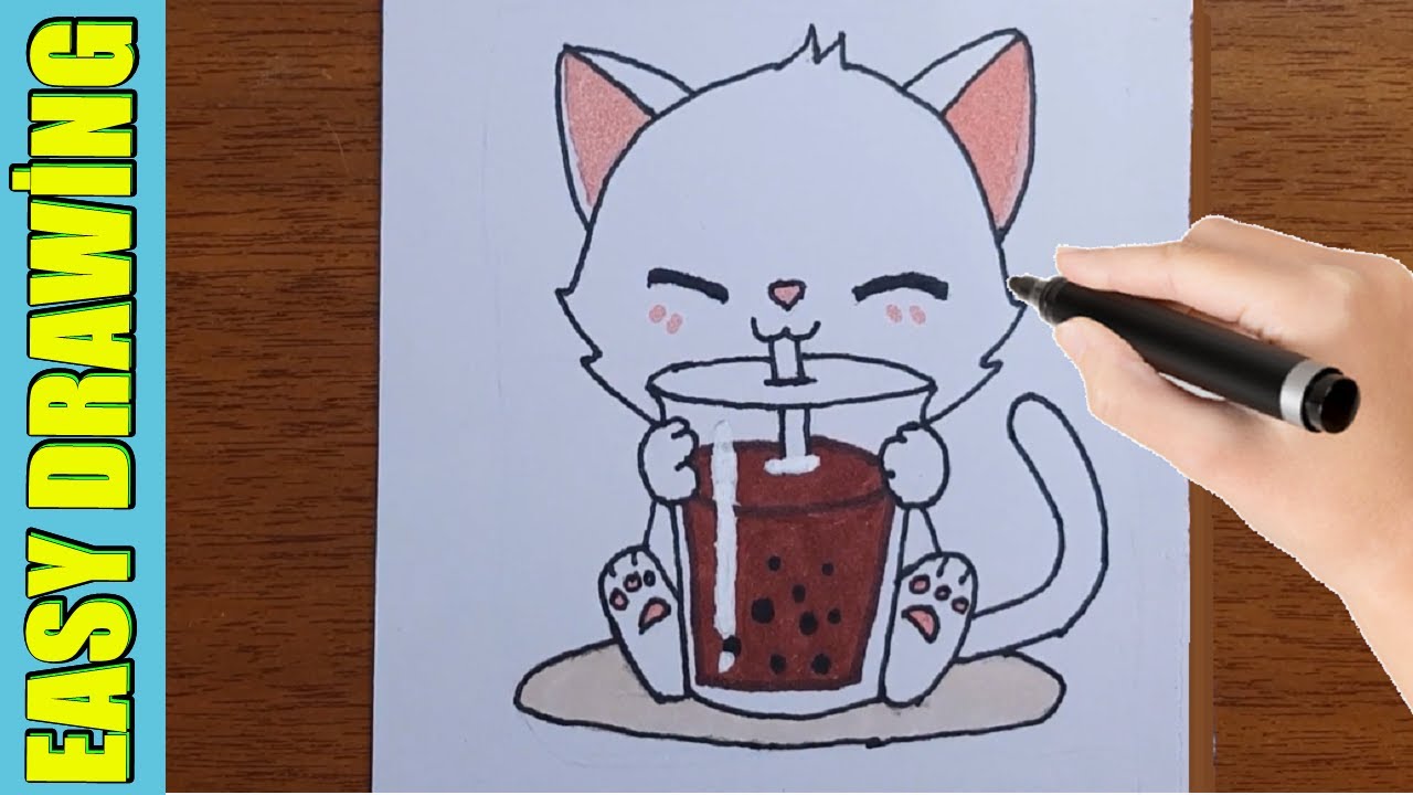 How to Draw Cute and Cute Kawaii KITTEN / Cute Drawings - Drawing to Draw 