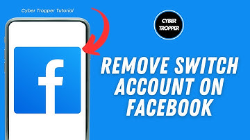 How To Remove Switch Account On Facebook
