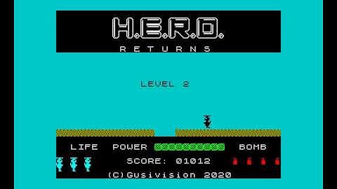 H.E.R.O. RETURNS - INTRO VERSION !!! ZX SPECTRUM NEW GAME 2020