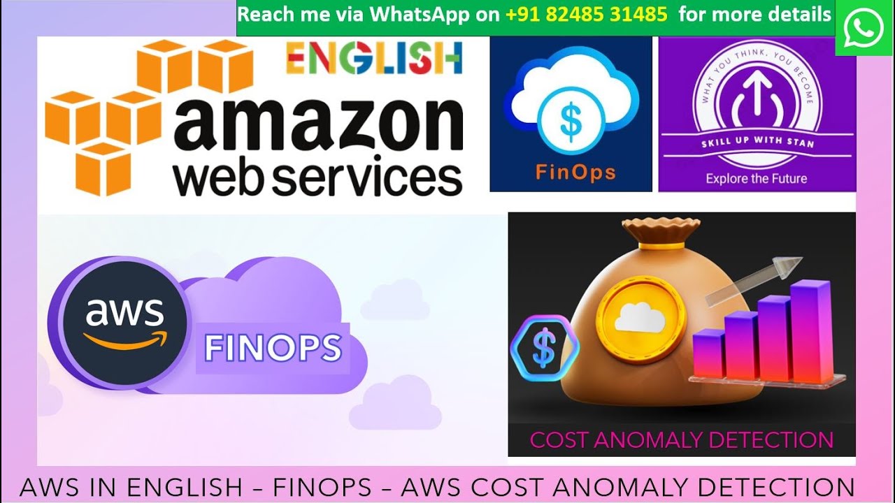 AWS in ENGLISH - COST OPTIMIZATION - COST ANOMALY DETECTION - YouTube