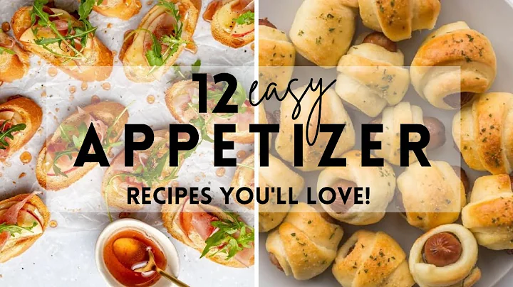 12 Easy Appetizer Recipes You'll Love #recipes #appetizers #sharpaspirant