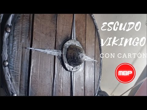 Como hacer un escudo Vikingo usando cartón- Fácil- My Best Projects 