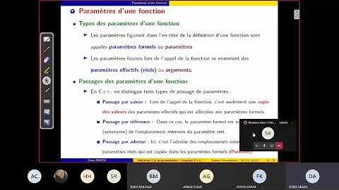suite Les fonction C++ informatique SMP S4