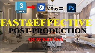 Improve your 3d Renders With These Post-Production Tips|Easy Method