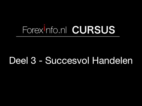 Forex Cursus Deel 3 - Succesvol Handelen op de Forex