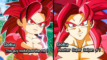 All SSJ4 Goku (Daima) Unique Character Interactions Dialogues - Dragon Ball Sparking Zero DLC