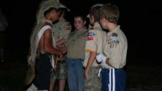 Pack/Troop 477 Crossover Ceremony