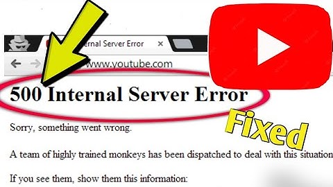 How to Fix YouTube Error 500 Internal Server Error. Problem Solved.