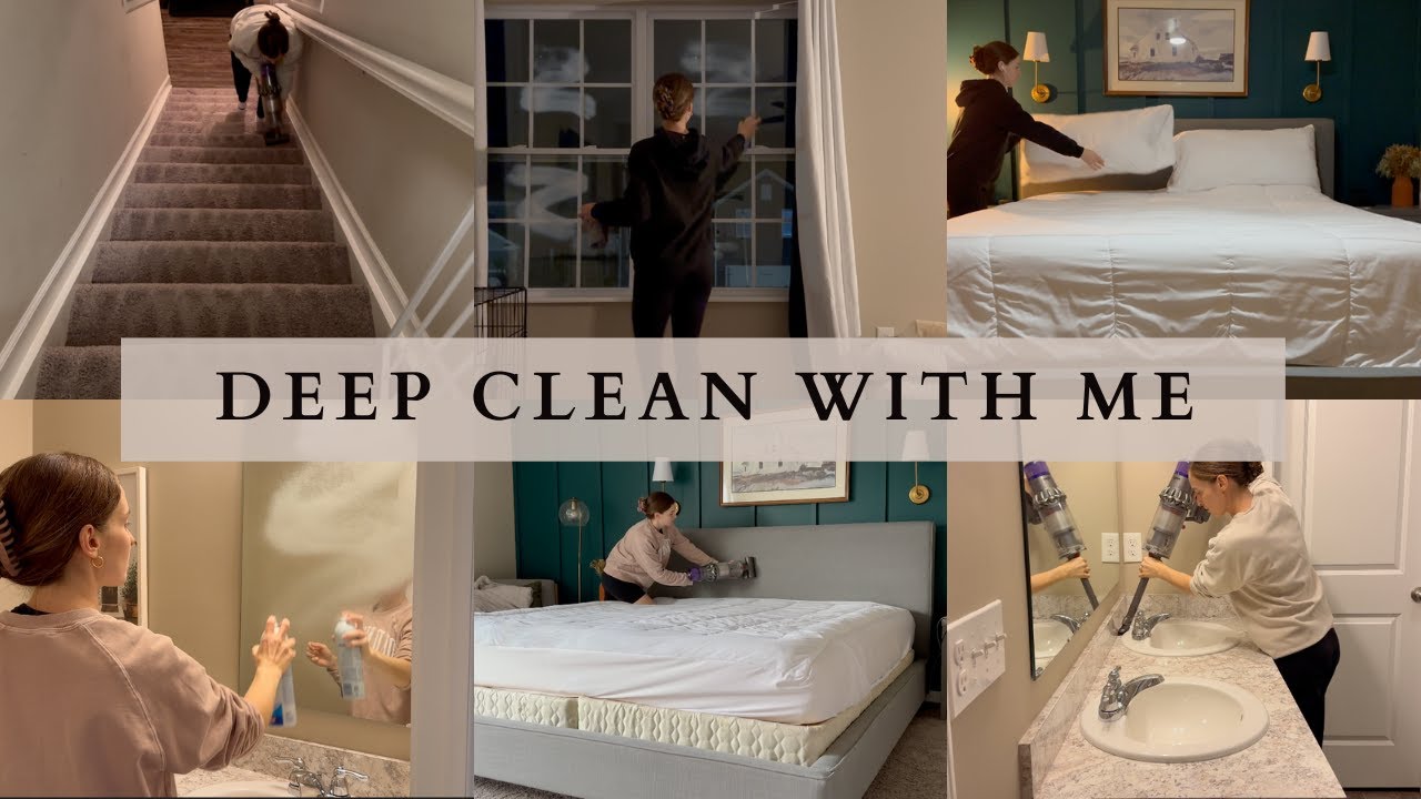 SATISFYING DEEP CLEAN WITH ME | Extreme cleaning motivation | Fall 2023 ...