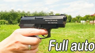 Black Zoraki 914  Full  auto  9mm  Blank Gun