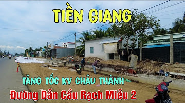 Tiền Giang Tăng Tốc: Đường Dẫn Cầu Rạch Miễu 2 Lót Vải Địa Lu Lèn Nhiều Điểm Xây Cống Thoát Nước
