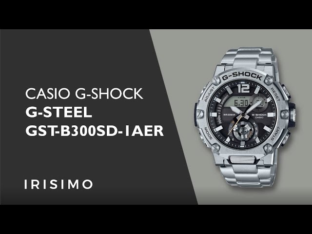 時計 CASIO G-SHOCK GST-B300SD-1AJF G-STEEL CASIO G-Shock G-Steel 'Silver' GST-B300SD-1A
