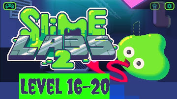 Slime labs 2 Level 16-20 | Slime labs 2 Gameplay Walkthrough, Invincible Sigog