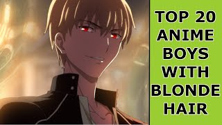 Ranking Top 20 Anime Boys With Blonde Hair Youtube - blonde manga hair roblox