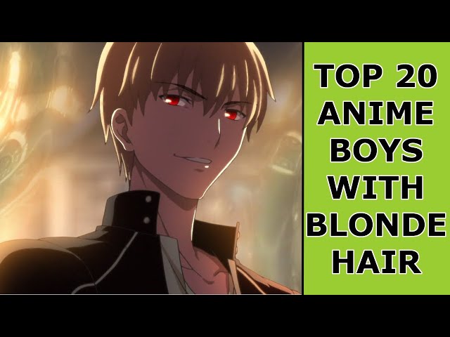 Handsome Anime Boy Blonde Hair anime with blond hair HD wallpaper  Pxfuel