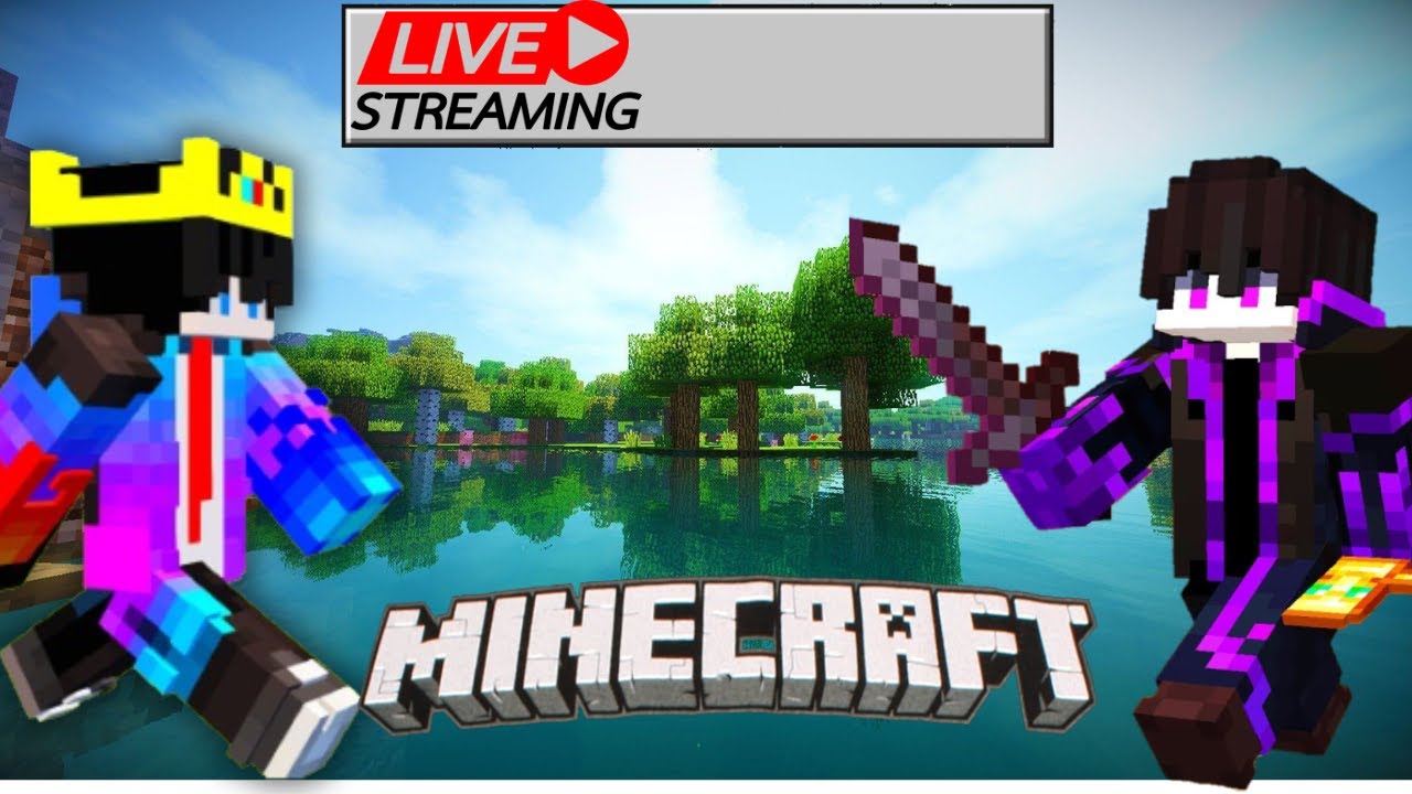 PLAYING MINECRAFT LIVE - YouTube