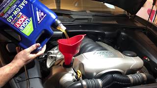 Porsche cayenne turbo oil change 955