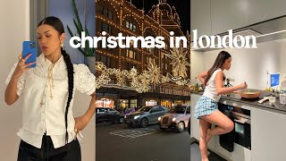 First Christmas Living in London | Solo Date in the City, Christmas Eve Dinner + Family Came!