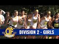 2023 XC - CIF State D2 Girls (Pre-Race Introductions, Race Highlights, Awards & Interviews)