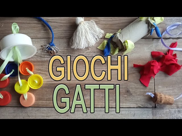 10 giochini per gatti fai da te