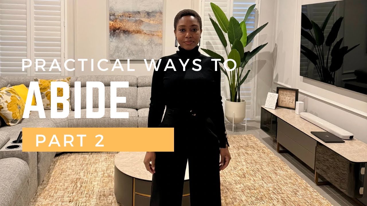 Biblical Meditation 2 | Practical ways to Abide in God's Presence - YouTube