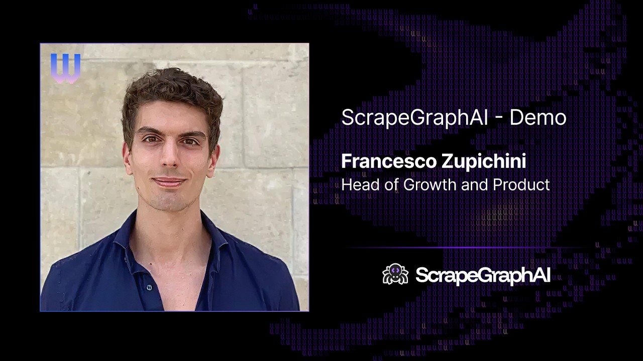 ScrapeGraphAI demo | Francesco Zuppichini | Prague Crawl 2026