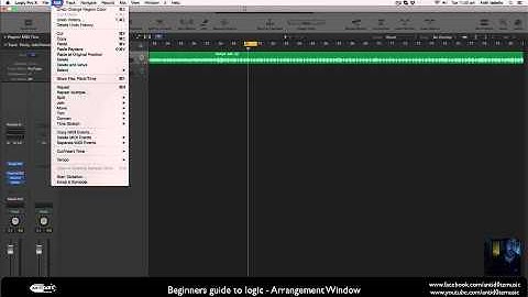 Beginners guide to Logic X - Arrangement Window