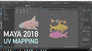 Fish UV Mapping Fastest and Easiest : Maya 2018 Tutorial