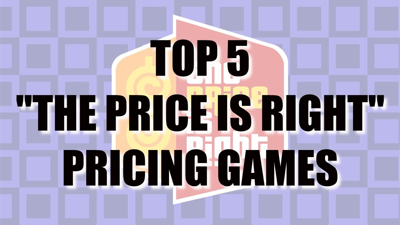5 BEST The Price Is Right Pricing Games YouTube