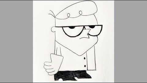 How to Draw Dexter Cartoon | Step by Step Tutorial | Easy Drawing | #cartoon #art #drawing