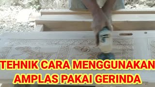 TRIK !! TEHNIK CARA PROSES AMPLAS PAKAI MESIN GERINDA YANG BENAR HASILNYA BAGUS || AMPLAS GERINDA