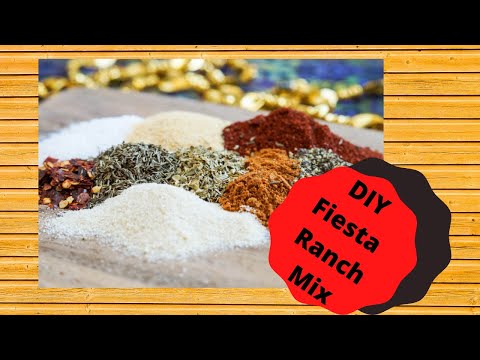 DIY Fiesta Ranch Mix ~ Copycat Recipe  #diy #fiestabeans