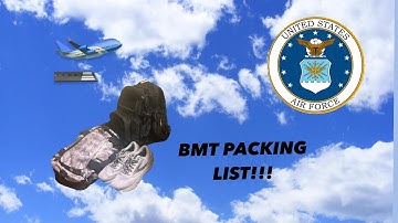 AIR FORCE BASIC TRAINING PACKING GUIDE 2025!!!! | What to take to BMT.