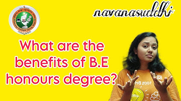 What are the benefits of B.E honours? / What are its uses?
