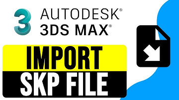 How to IMPORT SKP FILE in 3DS MAX 2024 | Convert SketchUp to 3DS MAX