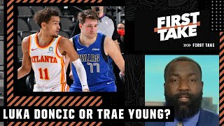 ‘I’m taking Ice Trae!’ - Perk picks Trae Young as his franchise player over Luka Doncic | First Take